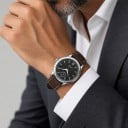 Montres automatiques pour hommes Farasute Élégantes avec petite trotteuse Étanches 5 bar Diamètre 39 mm Acier inoxydable Verre saphir Bracelet 9
