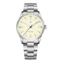 Montres classiques pour hommes Quartz mouvement VH31 Verre saphir Étanche 100 m Boîtier 38 mm Bracelet en acier inoxydable Pour tous les jours 9