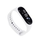 Montres numériques pour enfants avec écran LED Montres en silicone colorées pour enfants Montres-bracelets étanches avec affichage 3