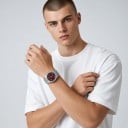 Montres pour hommes avec lunette striée Verre saphir Étanche jusqu'à 100 m Boîtier de 36 mm Acier inoxydable 316L Bracelet en acier Pour tous 5