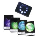 Moonology Manifestation Oracle Tarot Kárty 44 Kárty 10,5 x 7 cm Illusztrált Oracle Kártyák a Sors Kiválasztásához 3