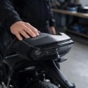 Moottoripyörän LED takavalo Yamaha Tenere 700 XTZ700 Jarruvalo integroituilla vilkkuilla 152 x 52 mm 12 V Savulasi 9