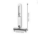 Mop mini cu stoarcere automată 29,5 x 15,5 cm Mop alb cu cap de burete pentru podele, ferestre și blaturi 2