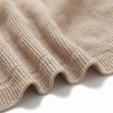 Morbidissima coperta per neonati e neonati 100 x 80 cm per avvolgere e coprire con bordo su tutto il perimetro e bordi rifiniti 3