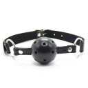Mordaza BDSM de silicona con collar ajustable con hebilla, cómoda y firme, para juegos de dominación y obediencia, Embalaje discreto 3