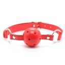 Mordaza BDSM de silicona con collar ajustable con hebilla, cómoda y firme, para juegos de dominación y obediencia, Embalaje discreto 4