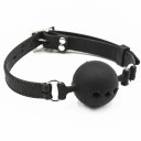 Mordaza BDSM de silicona con collar ajustable con hebilla, cómoda y firme, para juegos de dominación y obediencia, Embalaje discreto 1