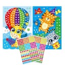 Mosaico adhesivo para niños 9