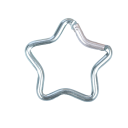 Moschettone a forma di stella 4,8 x 4,8 cm Moschettone in acciaio inossidabile 13