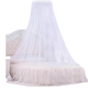 Moskitiéra nad postel jemná závěsná síť 0,6x2,5x10,5 m polyester bavlna ochrana proti hmyzu pro ložnici a klidné spaní 1