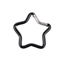 Mosquetão em forma de estrela 4,8 x 4,8 cm Mosquetão em aço inoxidável 3