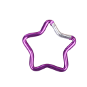 Mosquetão em forma de estrela 4,8 x 4,8 cm Mosquetão em aço inoxidável 8