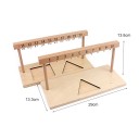Mostrador de madera 2 uds. 6