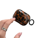 Motivo de carey para AirPods Pro 2 Funda a prueba de golpes Diseño ámbar Protección de auriculares con recortes para el puerto de carga 5