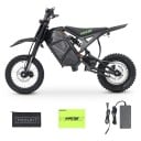 Moto électrique pour enfants et adolescents, moteur 3500 W, batterie 48V 23Ah, autonomie 72 km, freins hydrauliques, pneus tout-terrain, noir 2