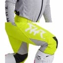 Motocross sæt trøje og bukser Perforeret trøje med lange ærmer og bukser med spænde Polyester og nylon Grå trøje og gule bukser 5