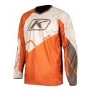 Motocross trøje med lange ærmer og V-hals med asymmetrisk geometrisk design i løs pasform til motorcykel og offroad kørsel 4