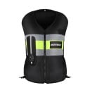 Motocyklová airbagová vesta Reflexní pruhy a zapínání na zip Síťovaná vnitřní část Bezrukávová výbava pro jízdu na motorce 2