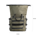 Motocyklová bočná brašna vodotesná rozšíriteľná 20–30 l 35 × 15 × 35 cm univerzálna podsedlová taška pre cestovanie 5