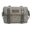 Motocyklová boční brašna vodotěsná kompaktní 9 × 23 × 17 cm plátěná cestovní taška na motorku univerzální použití 2