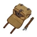 Motocyklová boční brašna vodotěsná kompaktní 9 × 23 × 17 cm plátěná cestovní taška na motorku univerzální použití 6