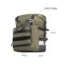 Motocyklová boční brašna vodotěsná rozšiřitelná 20–30 l 35 × 15 × 35 cm univerzální podsedlová taška pro cestování 6
