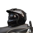 Motocyklová helma s odnímateľným kšiltem a tónovaným hledím Škrupina z ABS integrálna enduro s ventiláciou pre motorku aj štvorkolku 1