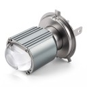 Motocyklová LED žárovka H4 Hliníkové tělo a čipy CSP Žlutá barva Čirá čočka s clonou Bez ventilátoru Do světlometů motocyklů a skútrů 2