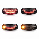 Motocyklové LED zadné svetlo Yamaha Tenere 700 XTZ700 Brzdové svetlo s integrovanými blinkrami 152 x 52 mm 12 V Dymová šošovka Na motorku 3