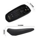 Motocyklové sedlo odolné sedák 9,5 x 43 x 16,7 cm čierne náhradné sedadlo pre motorku enduro a off-road použitie 2