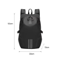 Motocyklový batoh vodotesný veľkokapacitný 50 × 30 × 19 cm čierny reflexný multifunkčný batoh na motorku i cestovanie 2