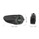 Motocyklový interkom EJEAS Q8 s Mesh pripojením pre 6 jazdcov, Bluetooth 5.1, CVC redukcia šumu, IP67, výdrž 17 h 2