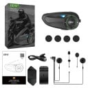 Motocyklový interkom EJEAS Q8 s Mesh pripojením pre 6 jazdcov, Bluetooth 5.1, CVC redukcia šumu, IP67, výdrž 17 h 4