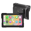 Motocyklový monitor 7 palců 19,1 x 12 cm Bezdrátové CarPlay a Android Auto GPS navigace Vodotěsný duální Bluetooth Černá Na motorku 1