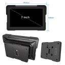 Motocyklový monitor 7 palců 19,1 x 12 cm Bezdrátové CarPlay a Android Auto GPS navigace Vodotěsný duální Bluetooth Černá Na motorku 2