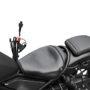 Motocyklový vyhřívaný sedák KEMITOUR univerzální 36 x 29,5 cm DC12V PU kůže černý s nastavením teploty pro jízdu v zimě 4