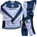 Motokrosový set dres a kalhoty Dlouhý rukáv Zesílená kolena Prodyšná síťovina Polyester a nylon Unisex moto oblečení na motokros a enduro 9