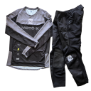Motokrosový set dres a kalhoty Dlouhý rukáv Zesílená kolena Prodyšná síťovina Polyester a nylon Unisex moto oblečení na motokros a enduro 6
