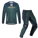 Motokrosový set dres a kalhoty Dlouhý rukáv Zesílená kolena Prodyšná síťovina Polyester a nylon Unisex moto oblečení na motokros a enduro 3