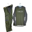 Motokrosový set dres a kalhoty Dlouhý rukáv Zesílená kolena Prodyšná síťovina Polyester a nylon Unisex moto oblečení na motokros a enduro 8
