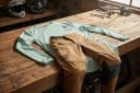 Motokrosový set dres a nohavice Unisex Dres s dlhým rukávom a sieťovanými bokmi Z polyesteru a nylonu Mentolová a hnedá Na motorku a terén 4