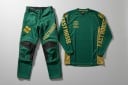 Motokrosový set dres a nohavice Unisex S dlhým rukávom a sieťovanými bokmi Z polyesteru a nylonu Čierno-khaki Na motorku motokros a enduro 5