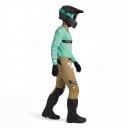 Motokrossikokonaisuus paita ja housut Perforoitu pitkähiha paita ja vyöllä varustetut housut Polyesteri ja nailon Mintunvihreä paita 4
