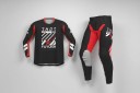 Motokrossz szett póló és nadrág Unisex hosszú ujjú fehér mintával poliészterből és nylonból fekete-piros 5