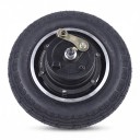 Motor sin escobillas de buje con neumático 36 V 350 W Capacidad de hasta 100 kg 21 x 4,7 cm Cobre aluminio y goma Negro Para patinetes eléctricos 1
