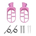 Motorcycle Footpegs 80 × 50 mm Mounting Hole 8 mm Iron for Yamaha PW50 PW80 TW200 Honda XR50R CRF50 CRF70 CRF80 CRF100F 8