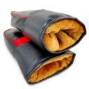 Motorcycle Handlebar Cover Winter Windproof Gloves for Grips 32x27x17 cm PU Fleece Pearl Cotton Reflective Protection Accessories 2