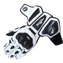 Motorcycle Racing Gloves with Long Cuff and Double Velcro Fastening with Touchscreen Fingers and Knuckle Protectors for Unisex Motocross 9