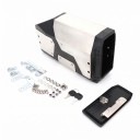 Motorcycle Tool Box, Lockable, Waterproof, 4.2 L, Stainless Steel and Plastic, for BMW R1200GS, R1250GS, F850GS 6