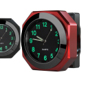 Motorcycle Watch for Handlebars 22–28 mm IPX7 Waterproof Aluminium Watch Luminous Dial Night Visibility Durable Motorcycle Clock 9